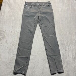 American Eagle Slim Straight Jeans Men's 33x33 Medium Gray Denim‎ Stretch